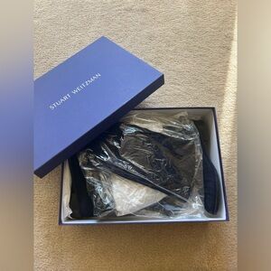 Stuart Weitzman lowland boots (nice blue suede), US 9.5